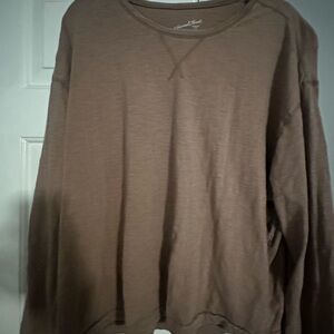 Universal Thread Brown Long Sleeve Tee